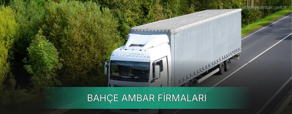 Bahçe Ambar Taşımacılık Bahçe Ambar Taşımacılık